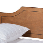 Baxton Studio Alya Classic Traditional Farmhouse Walnut Brown Finished Wood Full Size Daybed