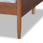 Baxton Studio Alya Classic Traditional Farmhouse Walnut Brown Finished Wood Full Size Daybed