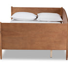 Baxton Studio Veles Mid-Century Modern Ash Walnut Finished Wood Full Size Daybed