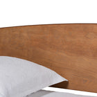 Baxton Studio Veles Mid-Century Modern Ash Walnut Finished Wood Full Size Daybed