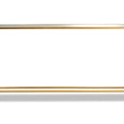 Baxton Studio Alessa Modern and Contemporary Glam Gold Finished Metal and Mirrored Glass Console Table