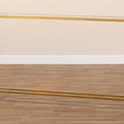 Baxton Studio Alessa Modern and Contemporary Glam Gold Finished Metal and Mirrored Glass Console Table