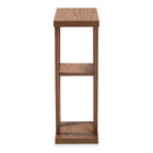 Baxton Studio Boone Modern and Contemporary Walnut Brown Finished Wood Console Table