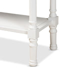 Baxton Studio Garvey French Provincial White Finished Wood 3-Drawer Entryway Console Table