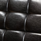 Baxton Studio Sanford Mid-Century Modern Dark Brown Faux Leather Upholstered and Walnut Brown Finished Wood 5-Piece Dining Nook Set