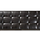 Baxton Studio Sanford Mid-Century Modern Dark Brown Faux Leather Upholstered and Walnut Brown Finished Wood Dining Bench