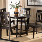 Baxton Studio Elodia Modern and Contemporary Transitional Dark Brown Finished Wood 5-Piece Dining Set