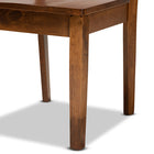 Baxton Studio Karla Modern and Contemporary Transitional Walnut Brown Finished Wood 5-Piece Dining Set