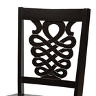 Baxton Studio Luisa Modern and Contemporary Transitional Dark Brown Finished Wood 7-Piece Dining Set
