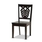 Baxton Studio Valda Modern and Contemporary Transitional Dark Brown Finished Wood 5-Piece Dining Set