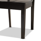 Baxton Studio Miela Modern and Contemporary Dark Brown Finished Wood 7-Piece Dining Set