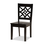 Baxton Studio Rava Modern and Contemporary Dark Brown Finished Wood 5-Piece Dining Set