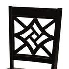 Baxton Studio Brava Modern and Contemporary Dark Brown Finished Wood 5-Piece Dining Set