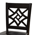 Baxton Studio Nicolette Modern and Contemporary Transitional Dark Brown Finished Wood 5-Piece Pub Set