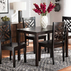 Baxton Studio Ani Modern and Contemporary Dark Brown Finished Wood 5-Piece Dining Set