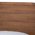 Baxton Studio Kassidy Classic and Traditional Walnut Brown Finished Wood Full Size Platform Bed