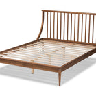 Baxton Studio Abel Classic and Traditional Transitional Walnut Brown Finished Wood Full Size Platform Bed