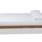 Baxton Studio Tallis Classic and Traditional Walnut Brown Finished Wood Queen Size Bed Frame