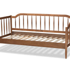 Baxton Studio Parson Classic Mid-Century Modern Walnut Brown Finished Wood Twin Size Daybed