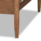 Baxton Studio Parson Classic Mid-Century Modern Walnut Brown Finished Wood Twin Size Daybed