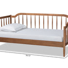 Baxton Studio Parson Classic Mid-Century Modern Walnut Brown Finished Wood Twin Size Daybed
