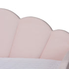 Baxton Studio Timila Modern and Contemporary Light Pink Velvet Fabric Upholstered Queen Size Daybed with Trundle