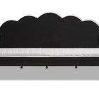 Baxton Studio Timila Modern and Contemporary Light Pink Velvet Fabric Upholstered Queen Size Daybed
