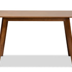 Baxton Studio Maila Mid-Century Modern Transitional Walnut Brown Finished Wood Dining Table