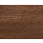 Baxton Studio Marcena Mid-Century Modern Black Imitation Leather Upholstered and Walnut Brown Finished Wood 7-Piece Dining Set