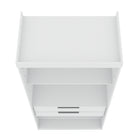Manhattan Comfort Mulberry Contemporary Modern 2-Piece Wardrobe Closet in White