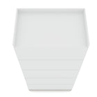 Manhattan Comfort Mulberry Contemporary Modern 2-Piece Wardrobe Closet in White