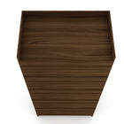 Manhattan Comfort Mulberry Contemporary Modern 2-Piece Wardrobe Closet in Chestnut Brown