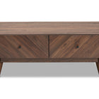 Baxton Studio Hartman Mid-Century Modern Walnut Brown Finished Wood Coffee Table