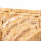 bali & pari Karis Modern and Contemporary Natural Finished Wood and Rattan Dining Chair