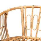 bali & pari Luxio Modern and Contemporary Natural Finished Rattan Dining Chair