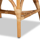bali & pari Sonia Modern and Contemporary Natural Finished Rattan Dining Chair