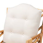 bali & pari Sonia Modern and Contemporary Natural Finished Rattan Armchair