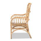 bali & pari Aya Modern and Contemporary Natural Finished Rattan Armchair