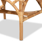 bali & pari Delta Modern and Contemporary Natural Finished Rattan Dining Chair