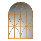 Baxton Studio Celerina Modern and Contemporary Gold Finished Metal Accent Wall Mirror