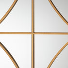Baxton Studio Celerina Modern and Contemporary Gold Finished Metal Accent Wall Mirror