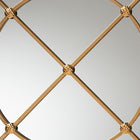 Baxton Studio Ohara Modern and Contemporary Gold Finished Metal Accent Wall Mirror
