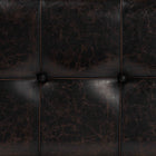 Baxton Studio Janna Rustic Transitional Dark Brown Faux Leather Upholstered and Oak Brown Finished Wood Storage Ottoman