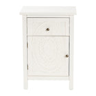 Baxton Studio Lambert Classic and Traditional White Finished Wood 1-Drawer End Table