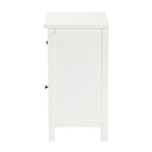 Baxton Studio Lambert Classic and Traditional White Finished Wood 1-Drawer End Table