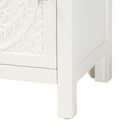 Baxton Studio Lambert Classic and Traditional White Finished Wood 1-Drawer End Table