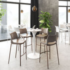 Zuo Ace Barstool (Set of 2) Brown & Walnut