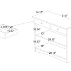 Baxton Studio Lauren Modern and Contemporary Oak Brown Finished Wood 2-Door Buffet Kitchen Cabinet