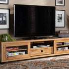 Baxton Studio Beasley Modern and Contemporary Oak Brown Finished Wood 1-Drawer TV Stand