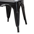 Baxton Studio Ryland Modern Industrial Dark Grey Finished Metal Dining Chair